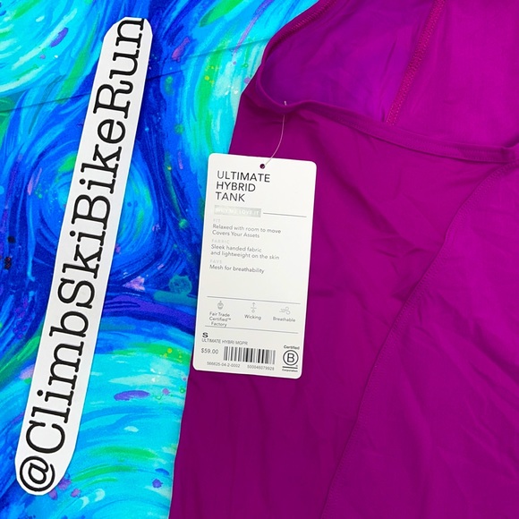 Athleta Ultimate Hybrid Tank Magnolia Purple - Picture 10 of 12